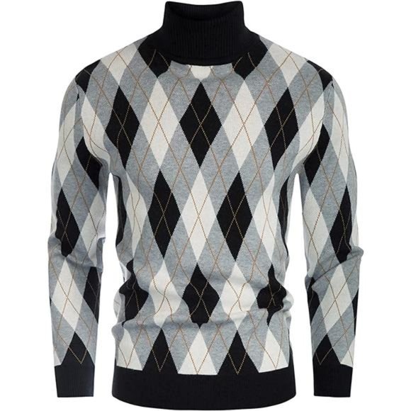 Vintage argyle pullover sweater hotsell